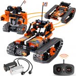STEM Remote Control Building Kit - BIRANCO. 3 in 1 RC Tracked Racer/Tank/Robot Engineering Toys, Science Construction Play Set, Toy Car Christmas for Boys & Girls Age 8-12 (392pcs)