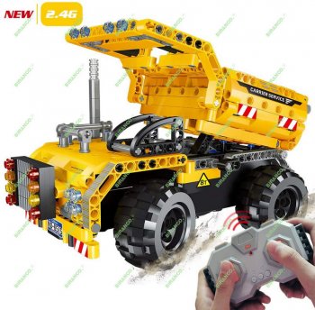 STEM Engineering Toys | Dump Truck Building Set with Remote Control, Fun Educational Construction Toy for Boys and Girls Ages 6 7 8 9 10-12 Year Old and up, Best Toy Gift for Kids, Activity Game