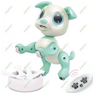 BIRANCO. Interactive RC Dog Toy - Cute Gesture Sensing Puppy for Toddlers, STEM Play, Ideal Holiday/Birthday Gift for 3-8 Year Olds