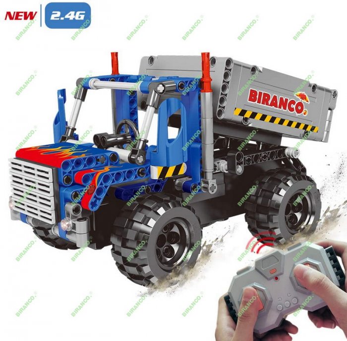 STEM Learning Kit  Truck Construction Toys with Remote Control