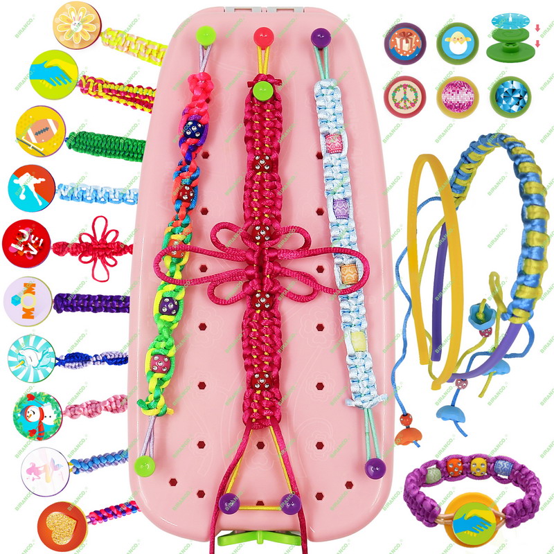 Friendship Bracelet Maker Kit, Make Bracelet Craft Toys for Girls